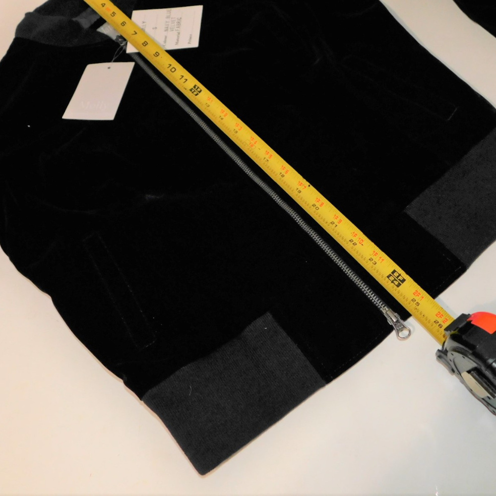 James & Co Molly Navy Blue Velvet Jacket - Picture 6 of 6